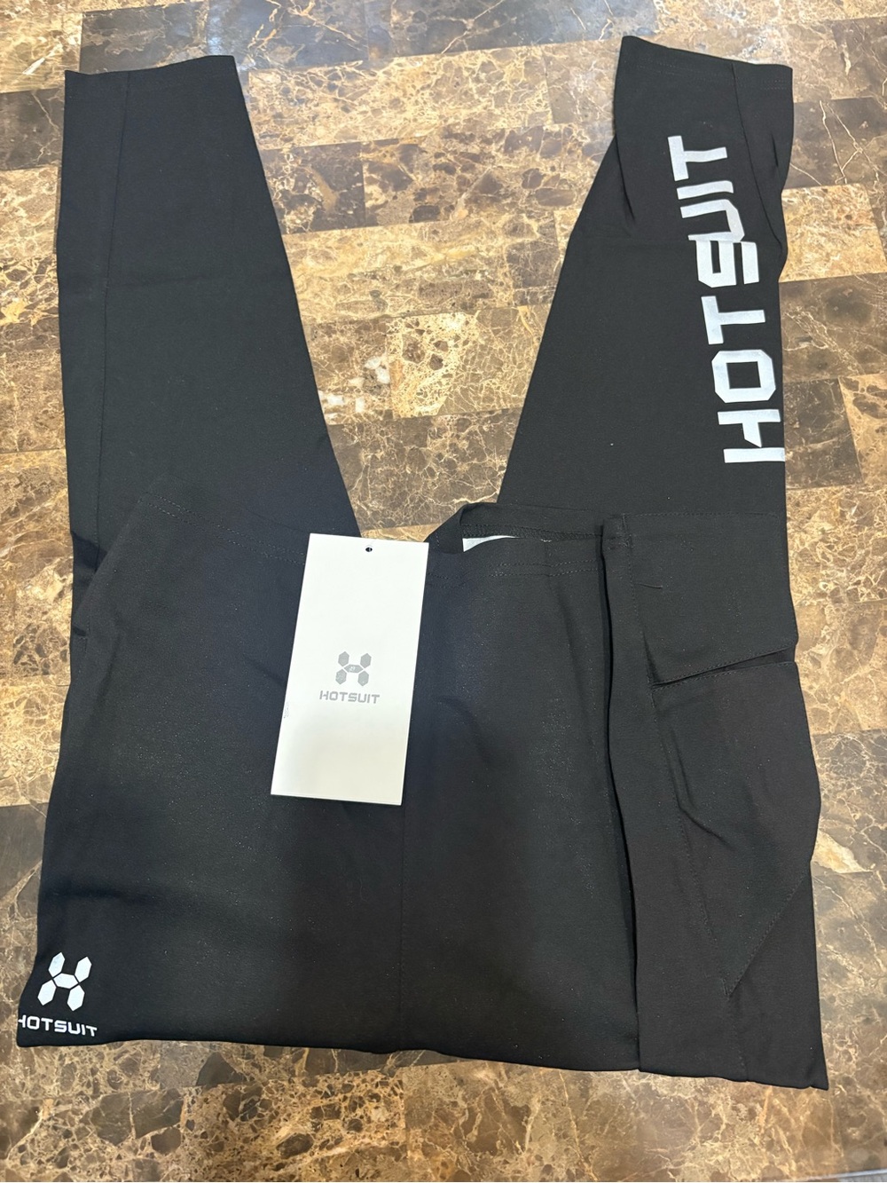 NWT Hotsuit Black Performance Sauna Leggings Msz